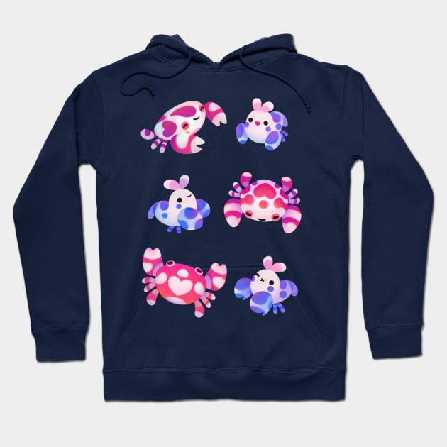 Harlequin shrimp and crab Hoodie by pikaole